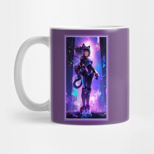 Anime Sci-Fi Cat Girl | Quality Anime Girl Artwork | Manga Girl Anime Art Mug